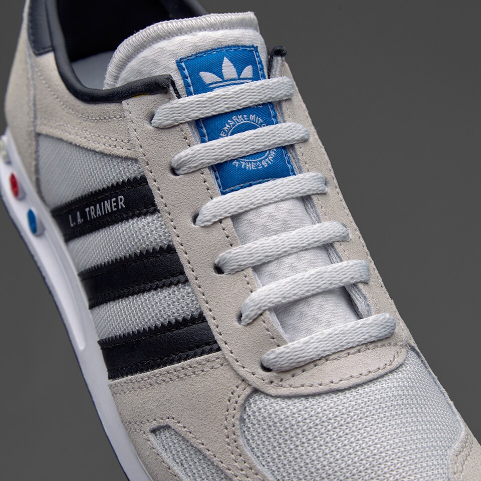 Boys Shoes - adidas Originals Junior LA Trainer - Vintage White ...