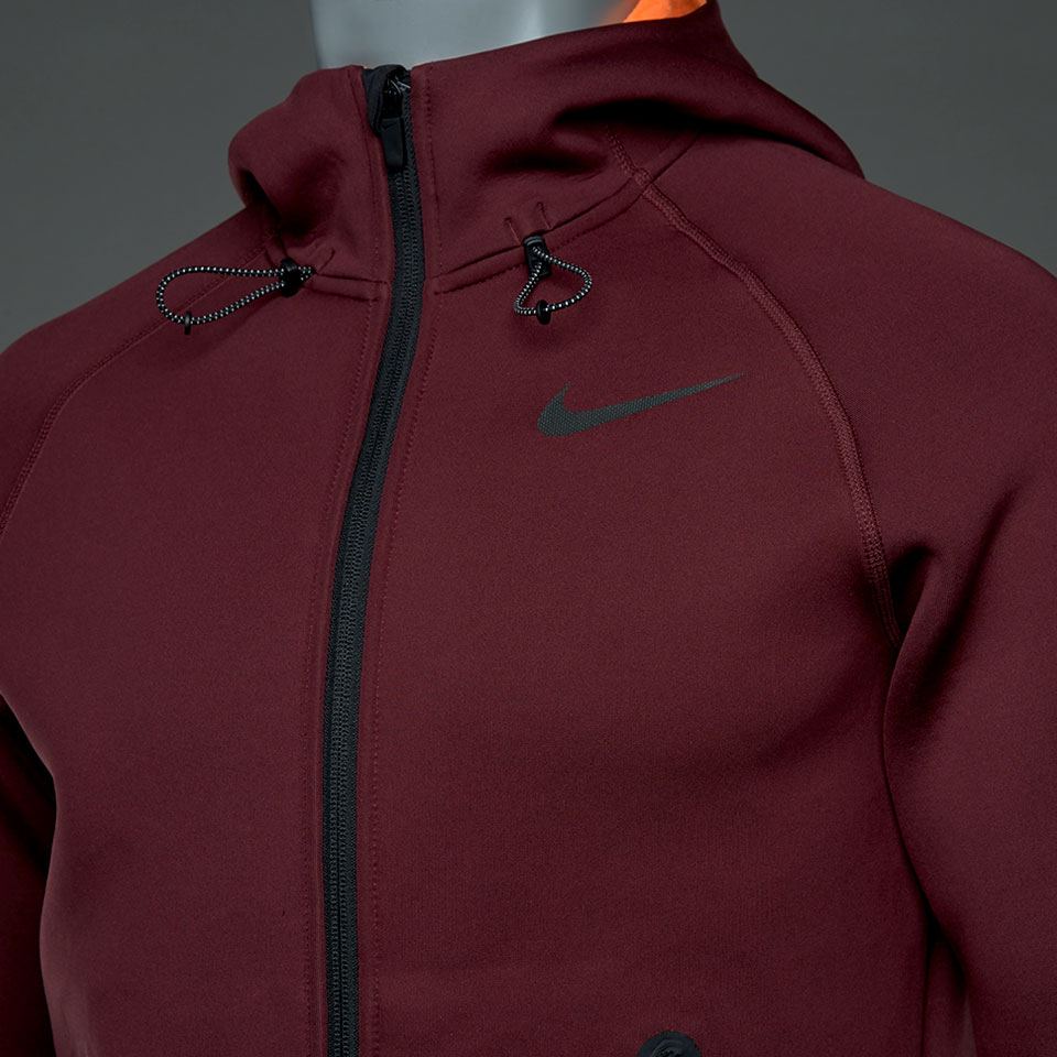 Nike Therma Sphere Max Jacke Weinrot/Orange/Schwarz