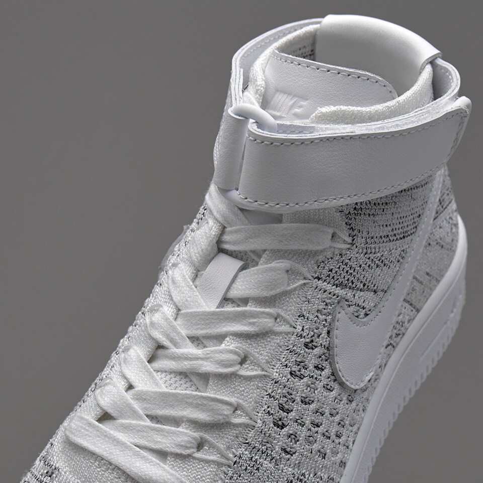 nike air force 1 white flyknit