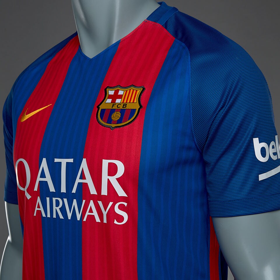 Maglia Nike 2016/17 FC Barcelona Stadium Home Blu