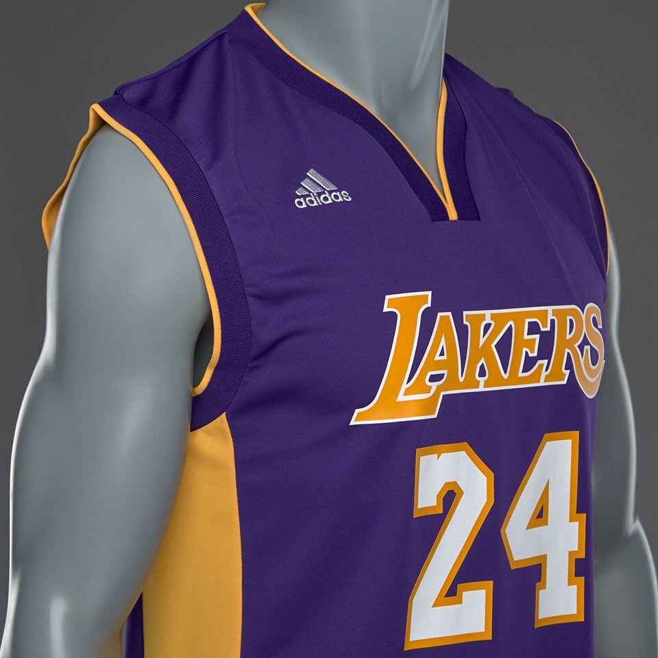 adidas NBA LA Lakers Swingman Jersey - L71727 - Sneakersnstuff (SNS)