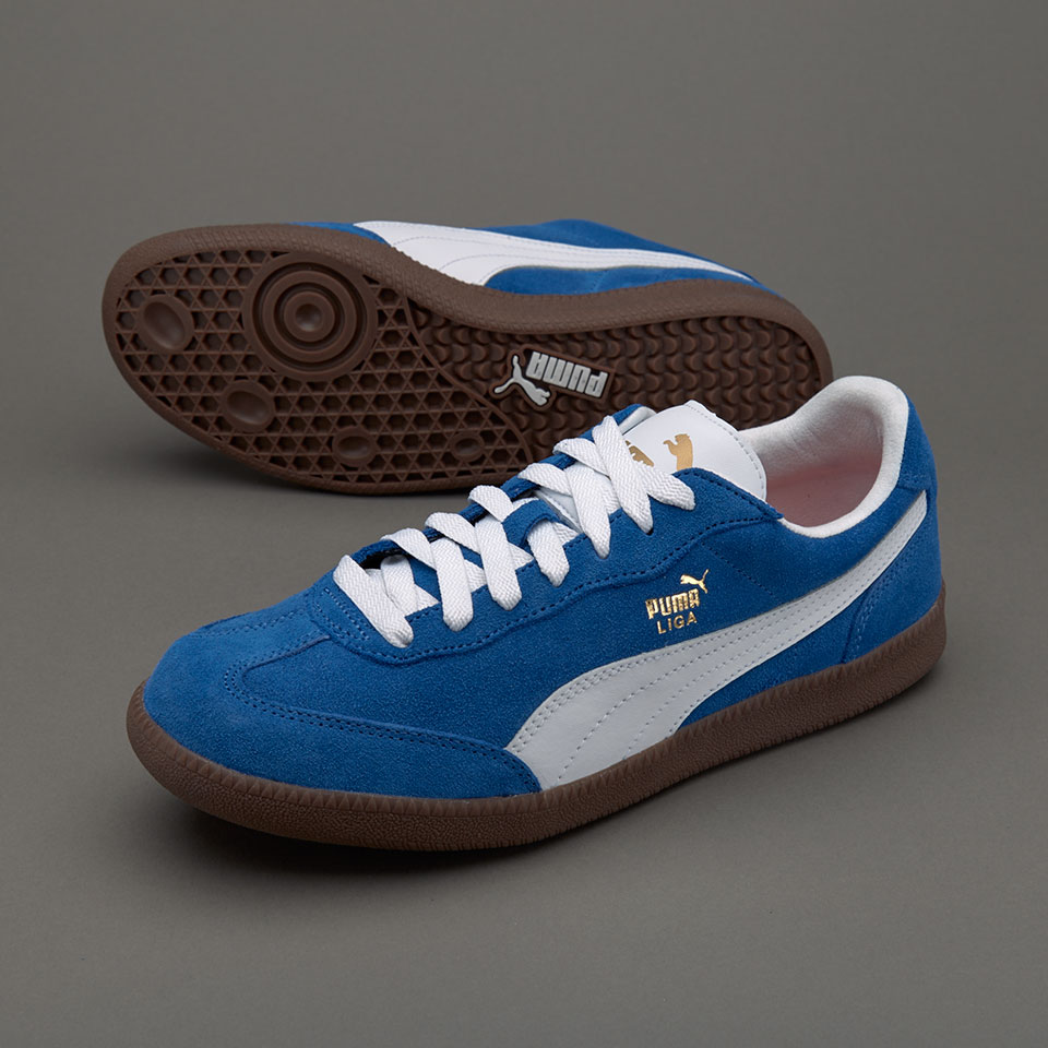 Puma Liga Suede Blau Herrenschuhe Puma Sneakers Pro Direct Soccer