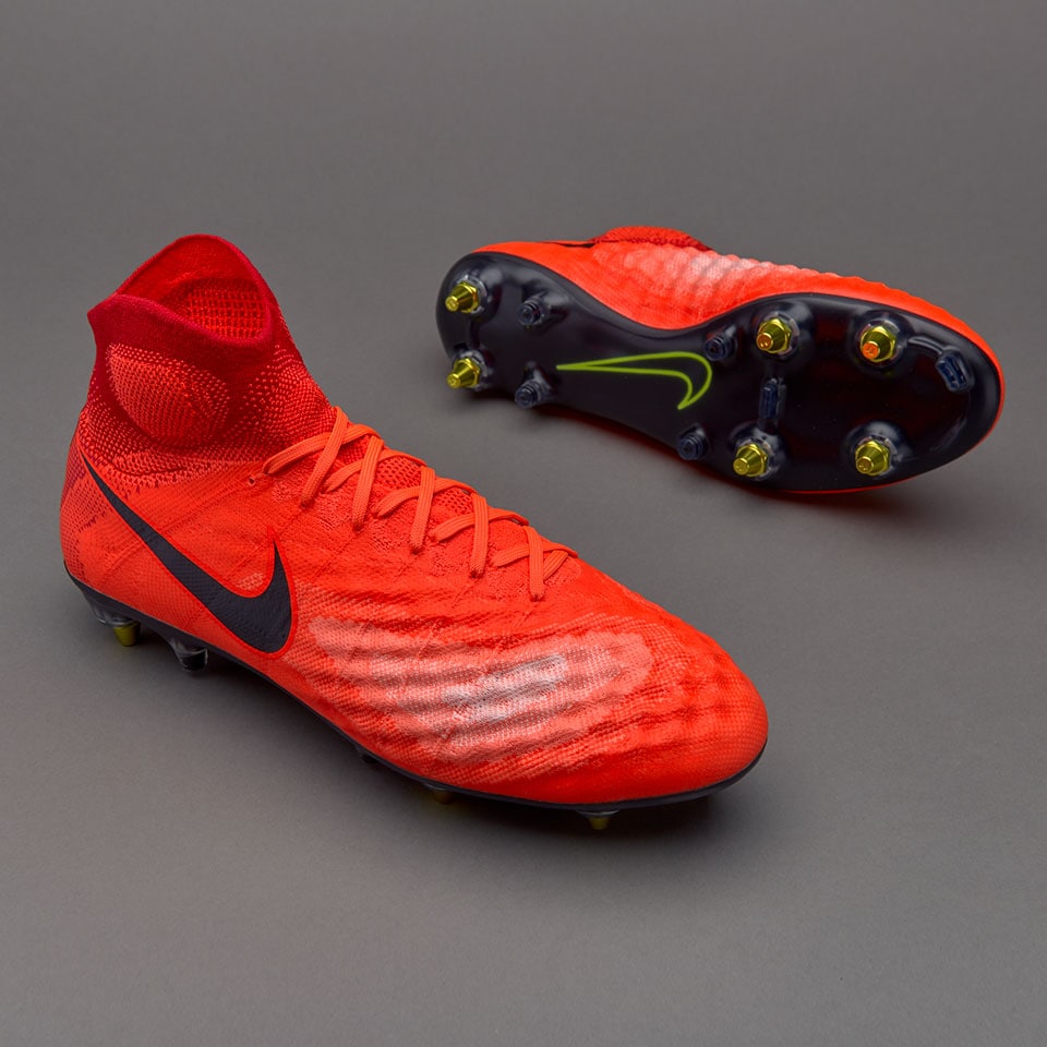 Botas de fútbol- Nike Magista Obra II Pro AC - Anti ClogCarmesí total/Negro/Rojo Pro:Direct Soccer