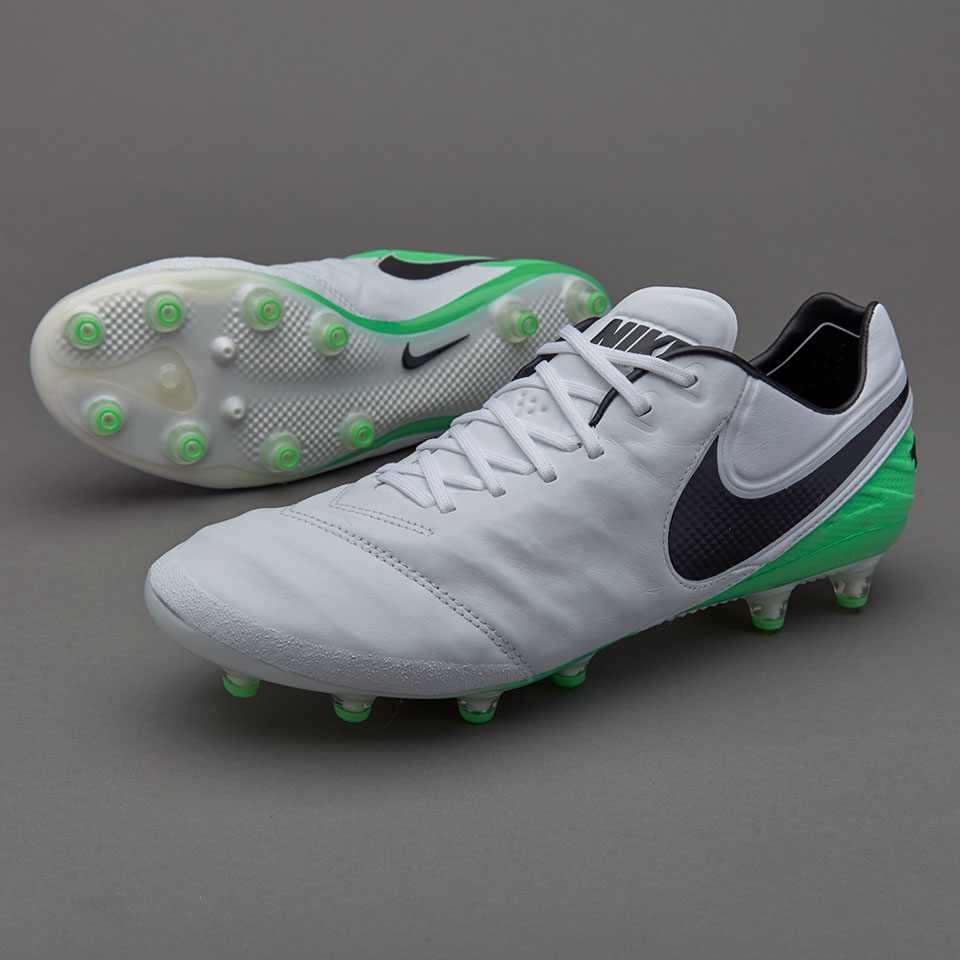 Nike Tiempo Legend VI AG Pro Scarpe Uomo Bianco Nero Verde Electro Pro Direct Soccer