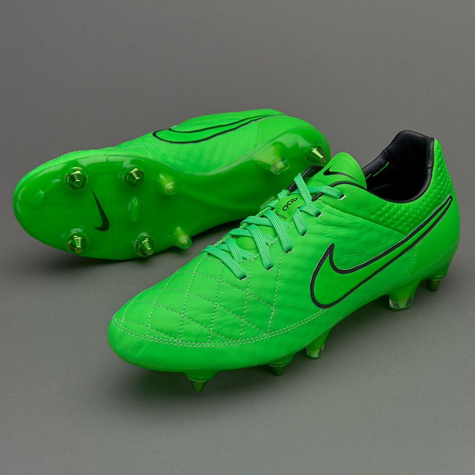 Botas de futbol-Nike Tiempo Legend V - Verde/Negro | Pro:Direct Soccer
