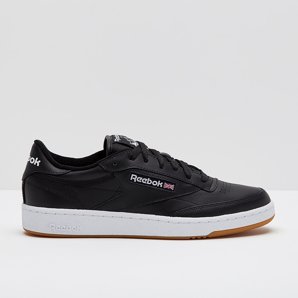 Mens Shoes - Reebok CLub C85 - Black - AR0458