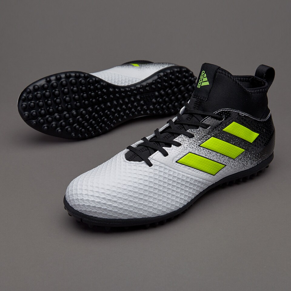 Botas de futbol-adidas Ace 17.3 TF Blanco/Amarillo/Negro | Pro:Direct