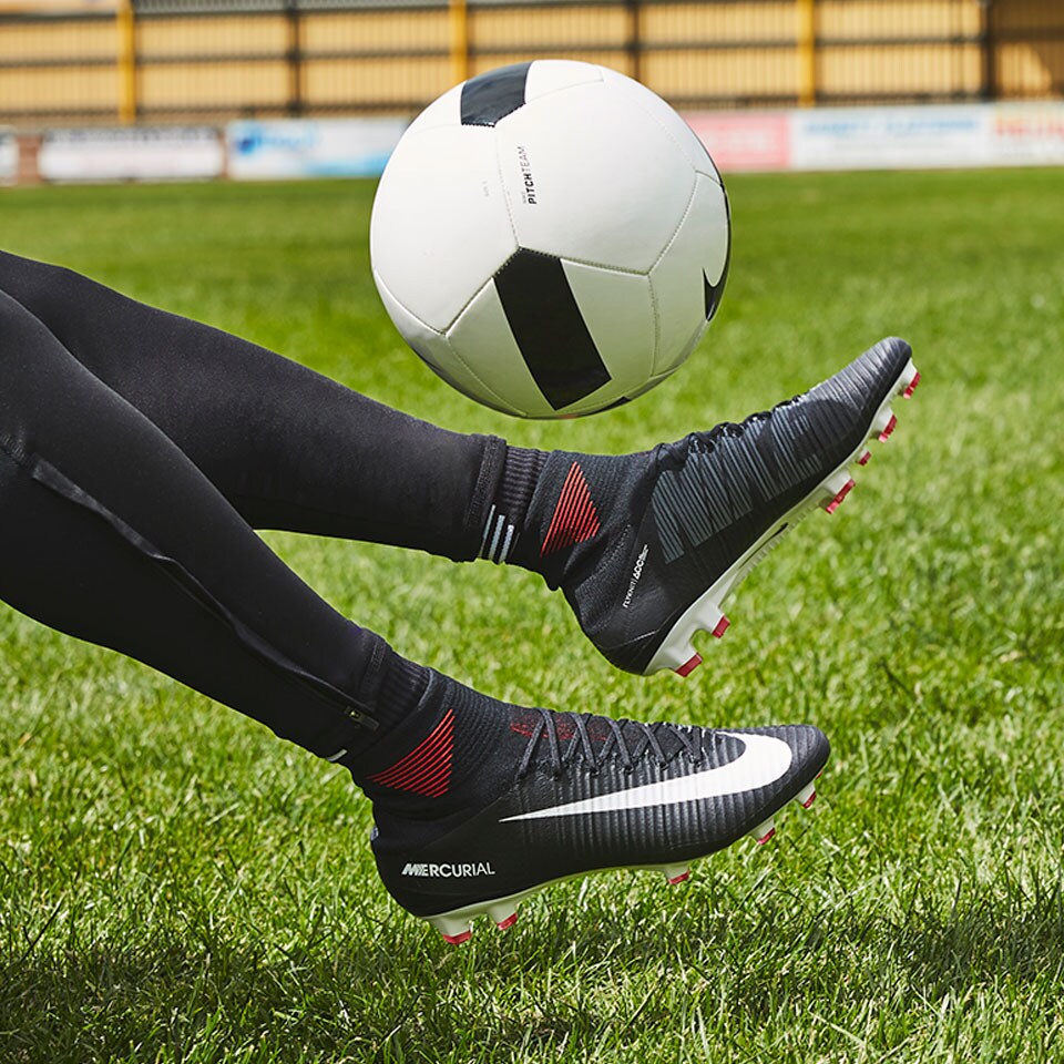 NIKE Mercurial Superfly Ⅴ DF FG Nike Mercurial Superfly V FG Firm Ground Boots - Grey Pink