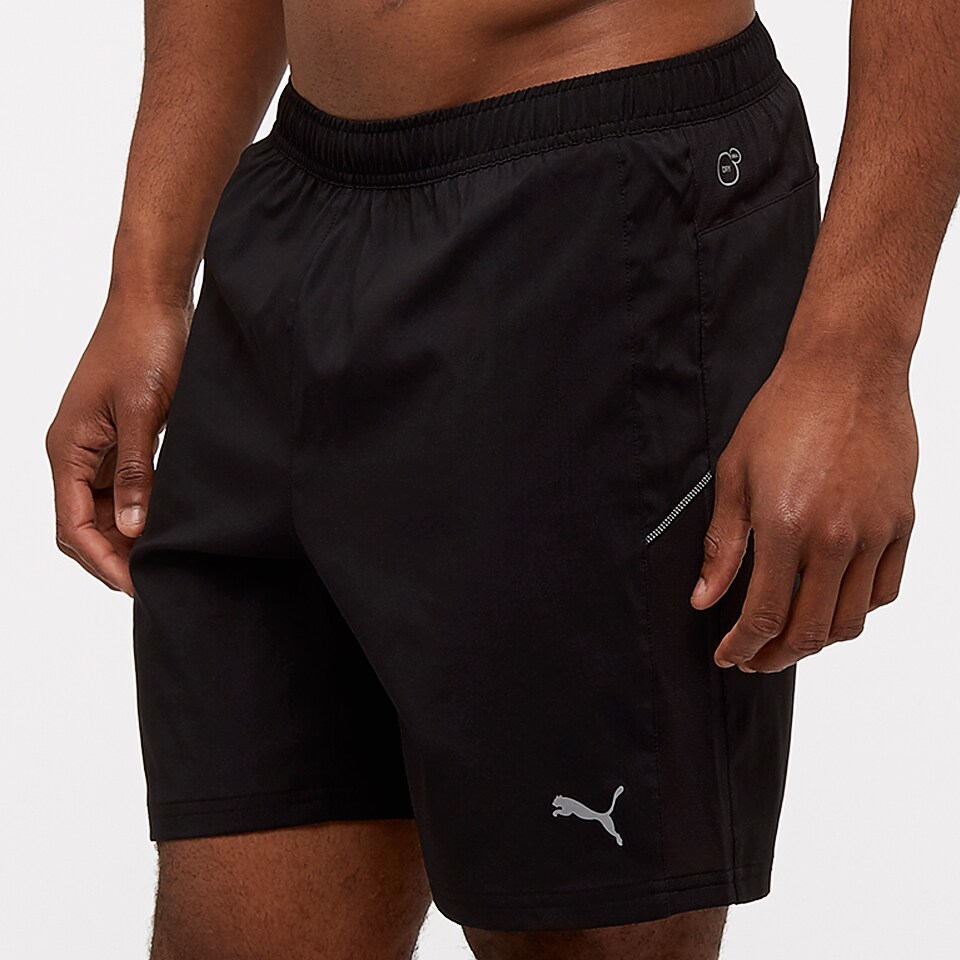 Puma Core Run 7 Inch Shorts Puma Black Mens Clothing 51501301 Pro Direct Running