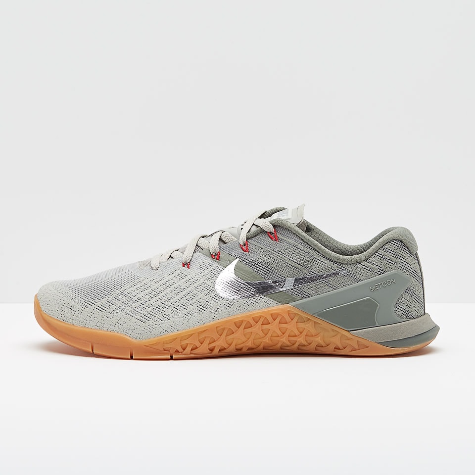 Nike Metcon Dark Stucco/Metallic Silver-Pale Grey Mens Shoes