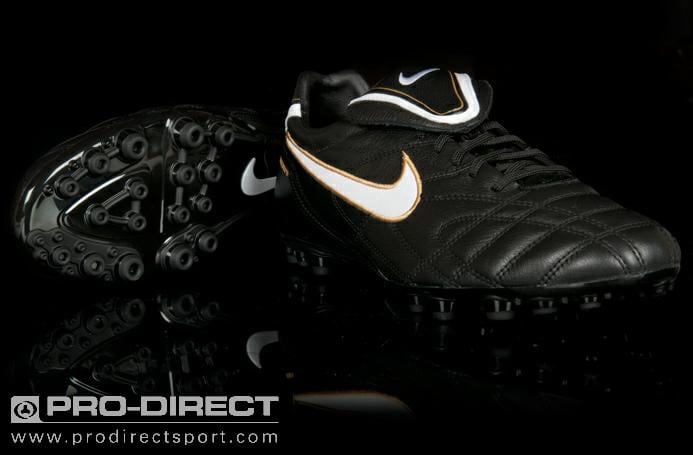 Moreel Laag Achteruit Nike Soccer Shoes - Nike Tiempo Mystic III - Artificial Grass - Soccer  Cleats - Black/White/Gold 