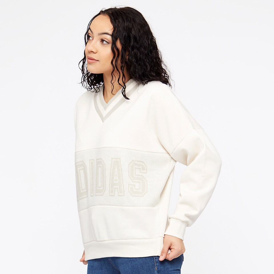 Adidas originals hotsell adibreak v-neck sweatshirt