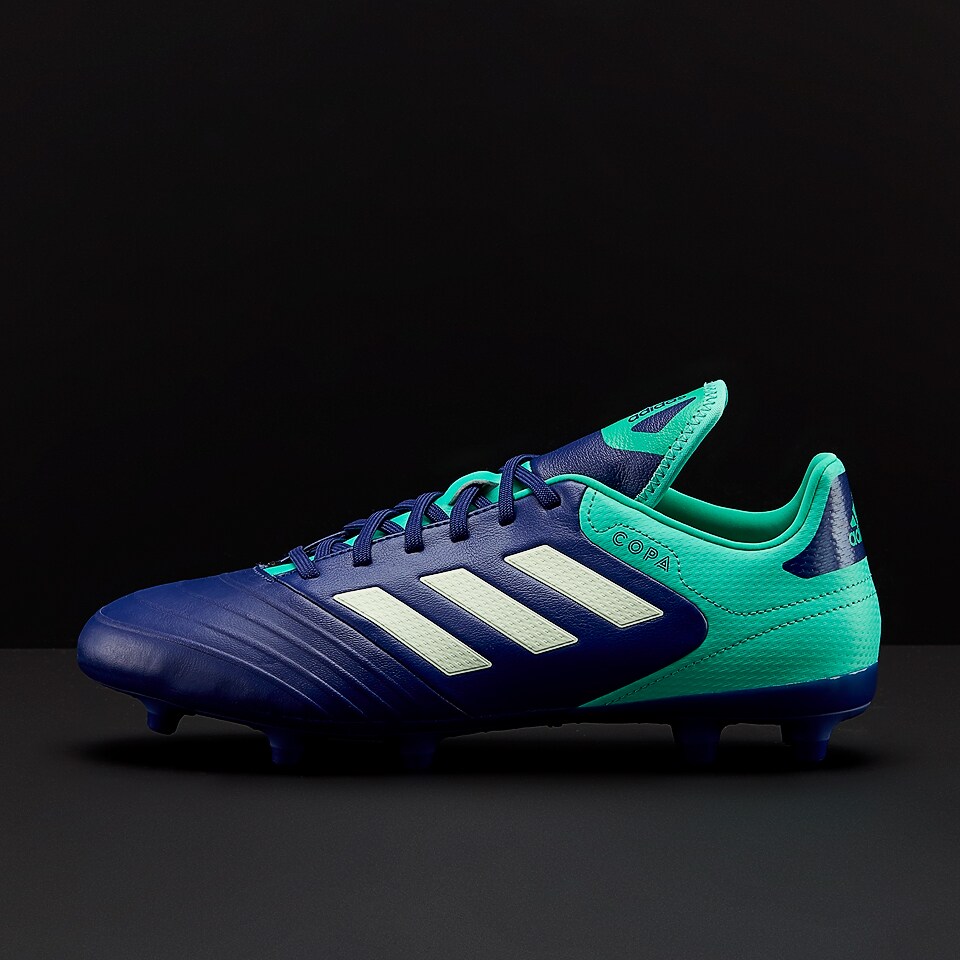 adidas Copa 18.3 FG Mens Boots Firm Ground CP8959 Unity Ink Aero Green Hi Res Green Pro Direct Soccer