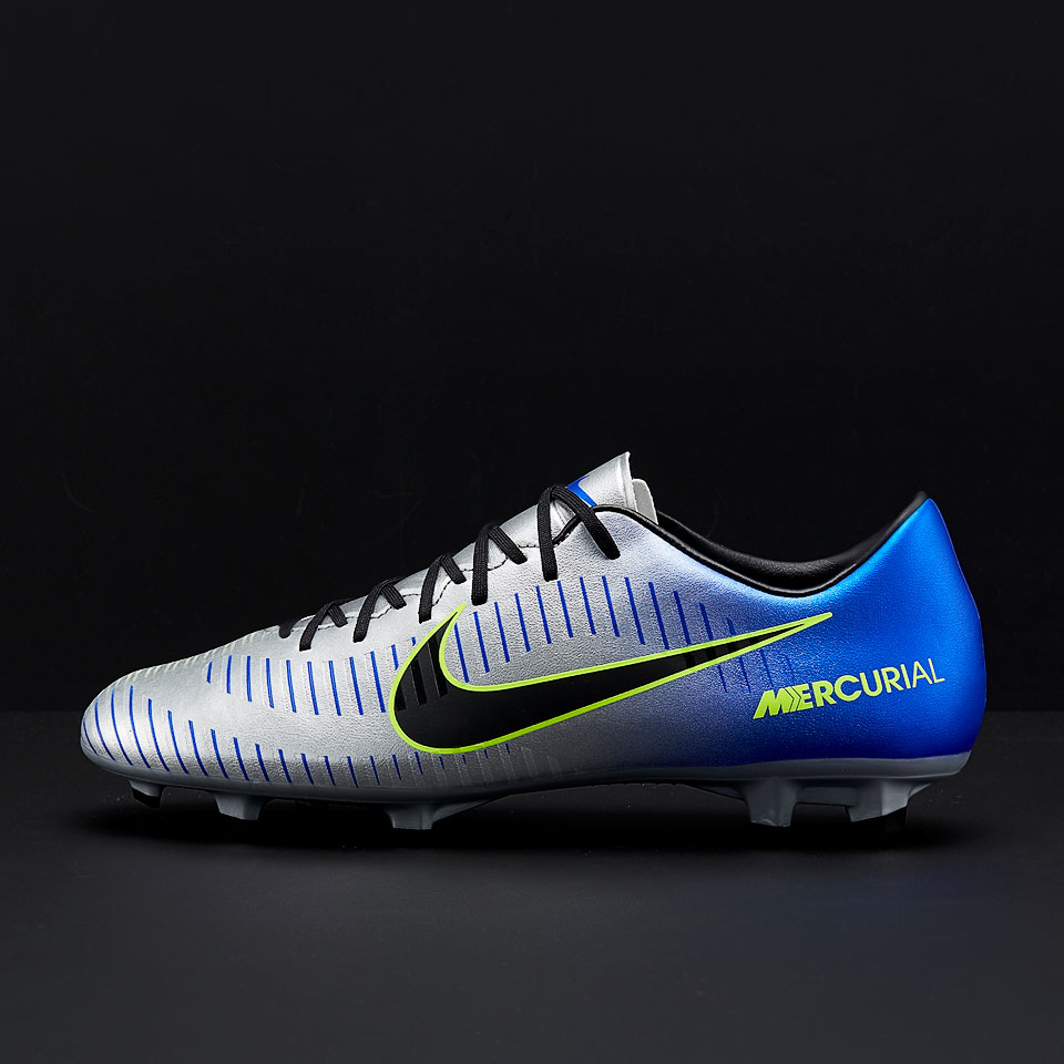 condón fluctuar grueso Nike Mercurial Victory VI Neymar FG - Mens Boots - Firm Ground - 921509-407  - Racer Blue/Black/Chrome/Volt | Pro:Direct Soccer