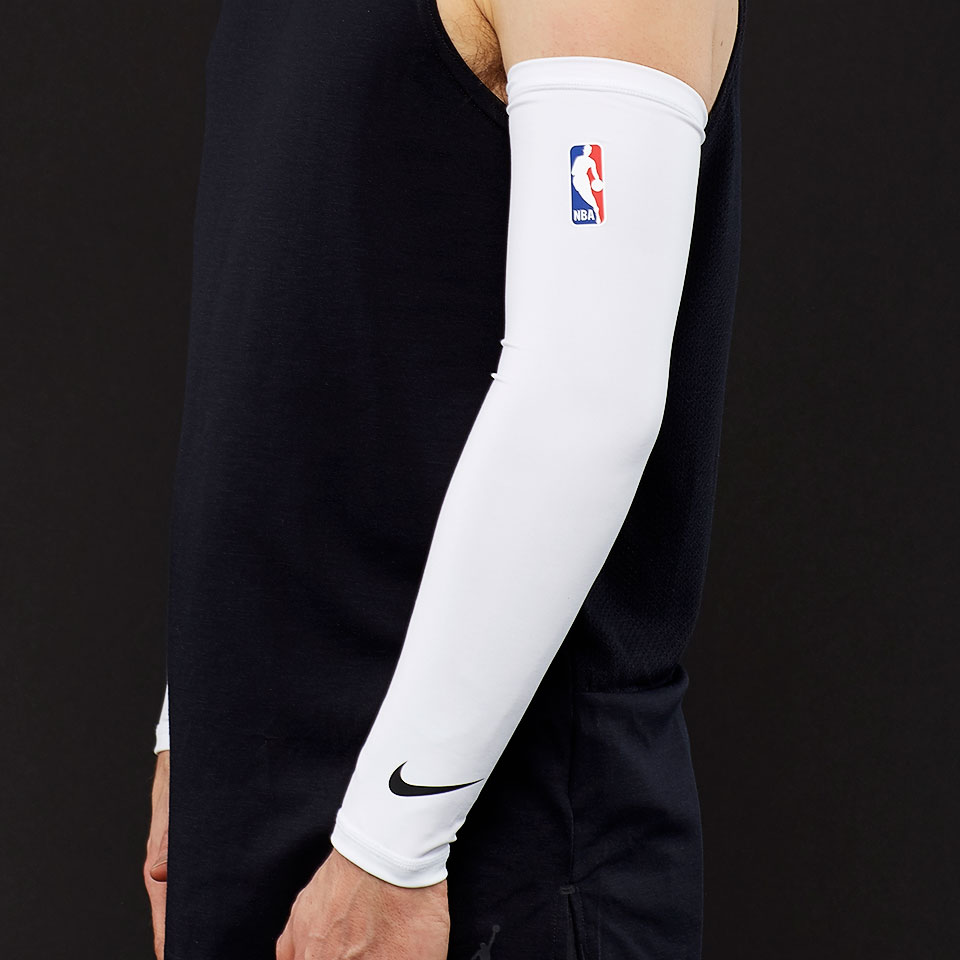 dood Prehistorisch Bij wet Injury Prevention - Nike NBA Shooter Sleeves - White - Arm Sleeve |  Pro:Direct Basketball