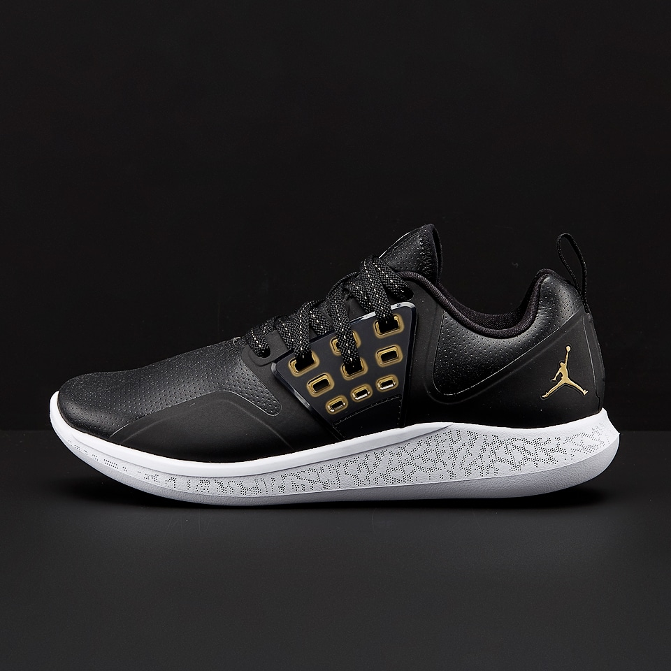 Men's jordan grind basketball shoes - black/gold/white best sale