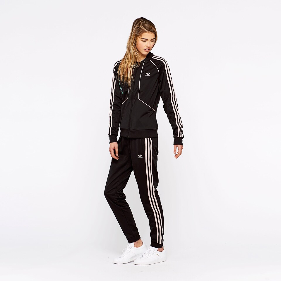 adidas Originals Womens Track Top Black Womens Clothing DN9102