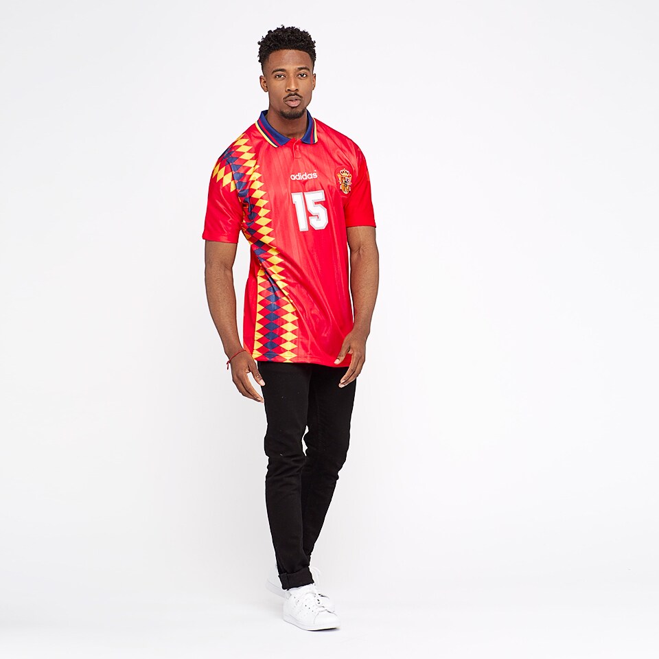 adidas Originals Retro Spain Soccer Jersey In Red CE2340