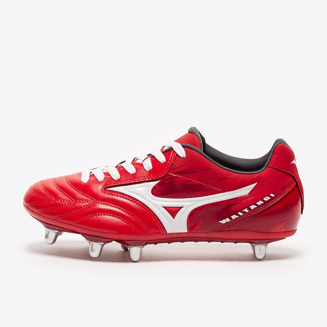 Waitangi Mizuno Football Boots Nz Mens Boots Waitangi Ps Red White