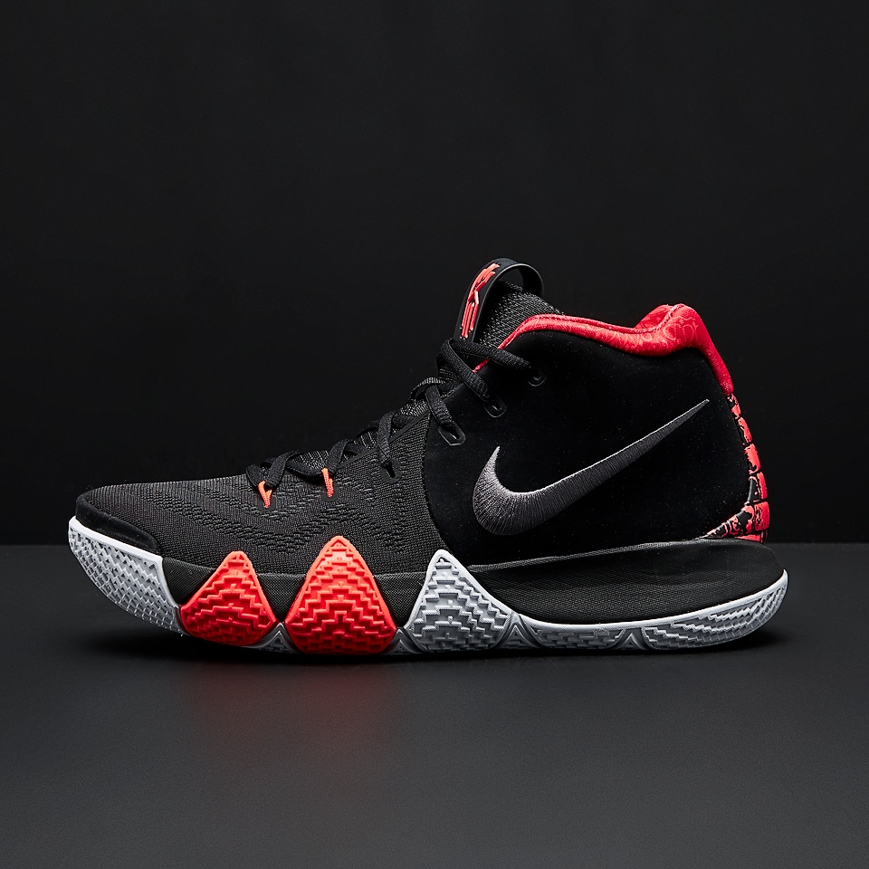 Kyrie 4 cheap black red