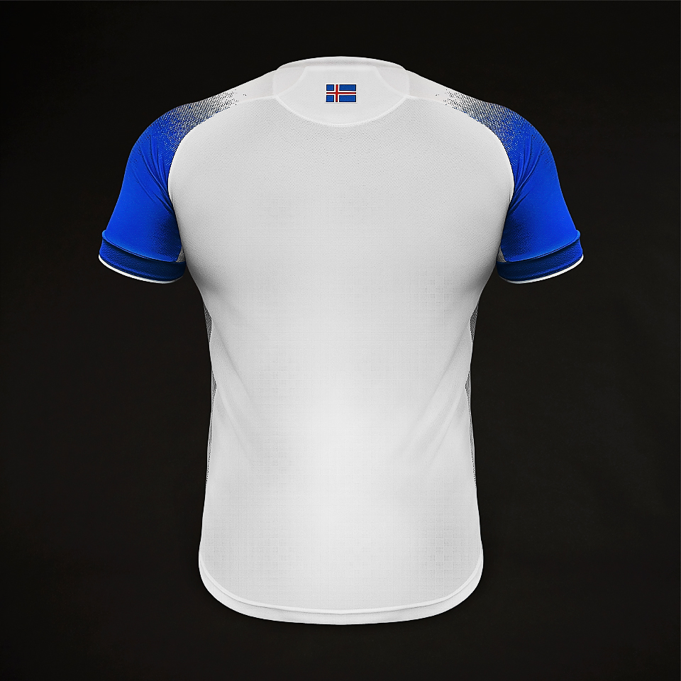 Équipe Nationale Islande Vintage Maillot Islande 2018-19