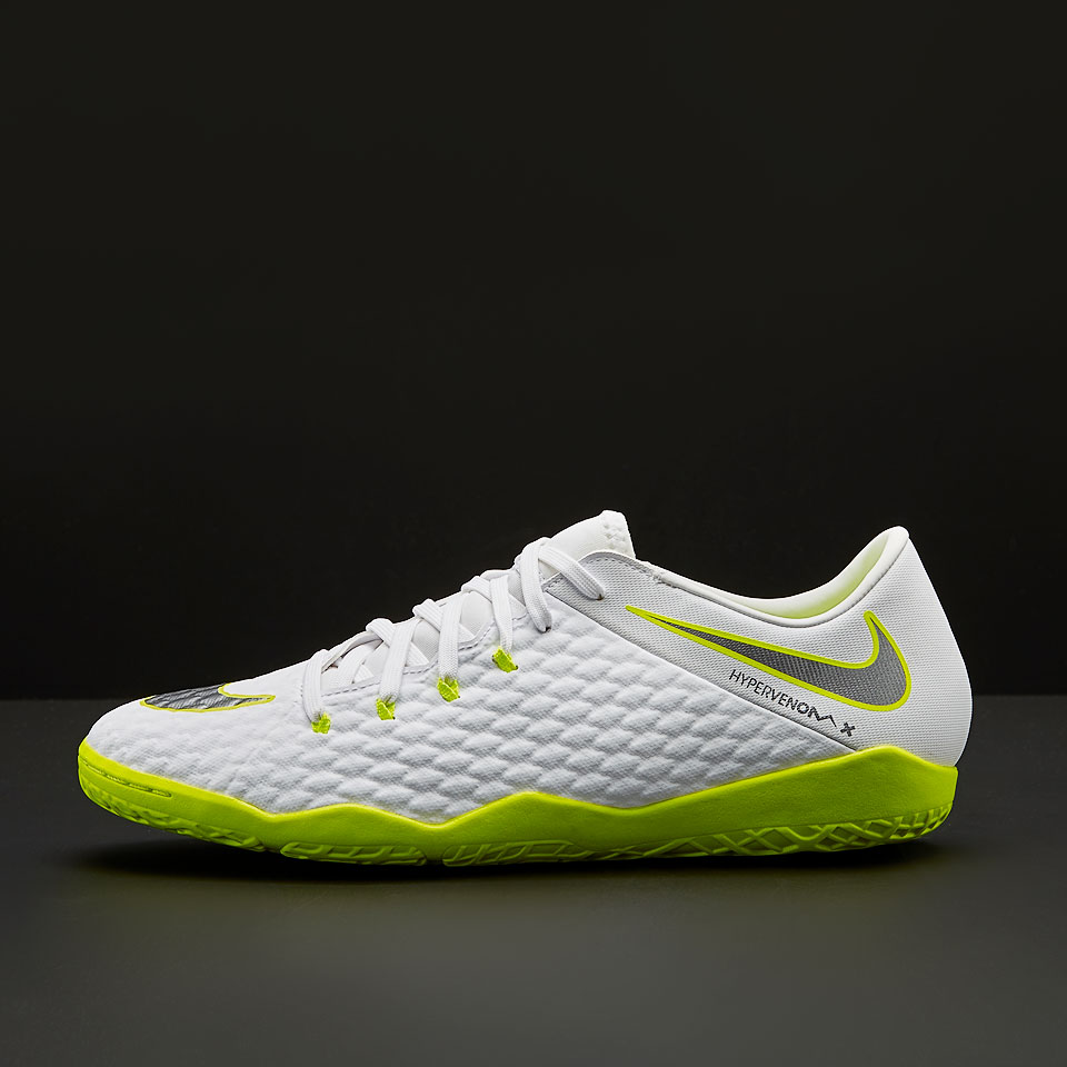 Polo techo Bajar Botas de fútbol - Zapatillas de fútbol sala - Nike Hypervenom PhantomX III  Academy IC - Blanco/Gris/Volt/Gris - AJ3814-107 | Pro:Direct Soccer
