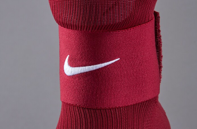 red nike guard stays