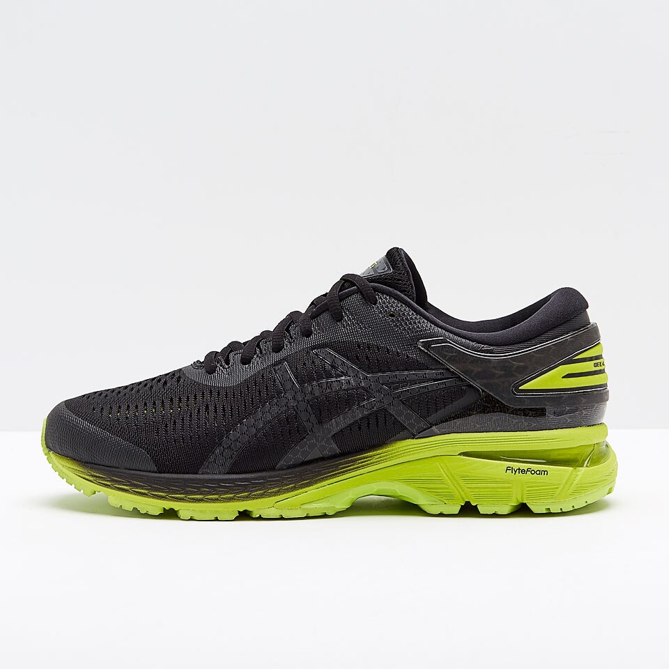 Asics gel kayano 25 shop black neon lime