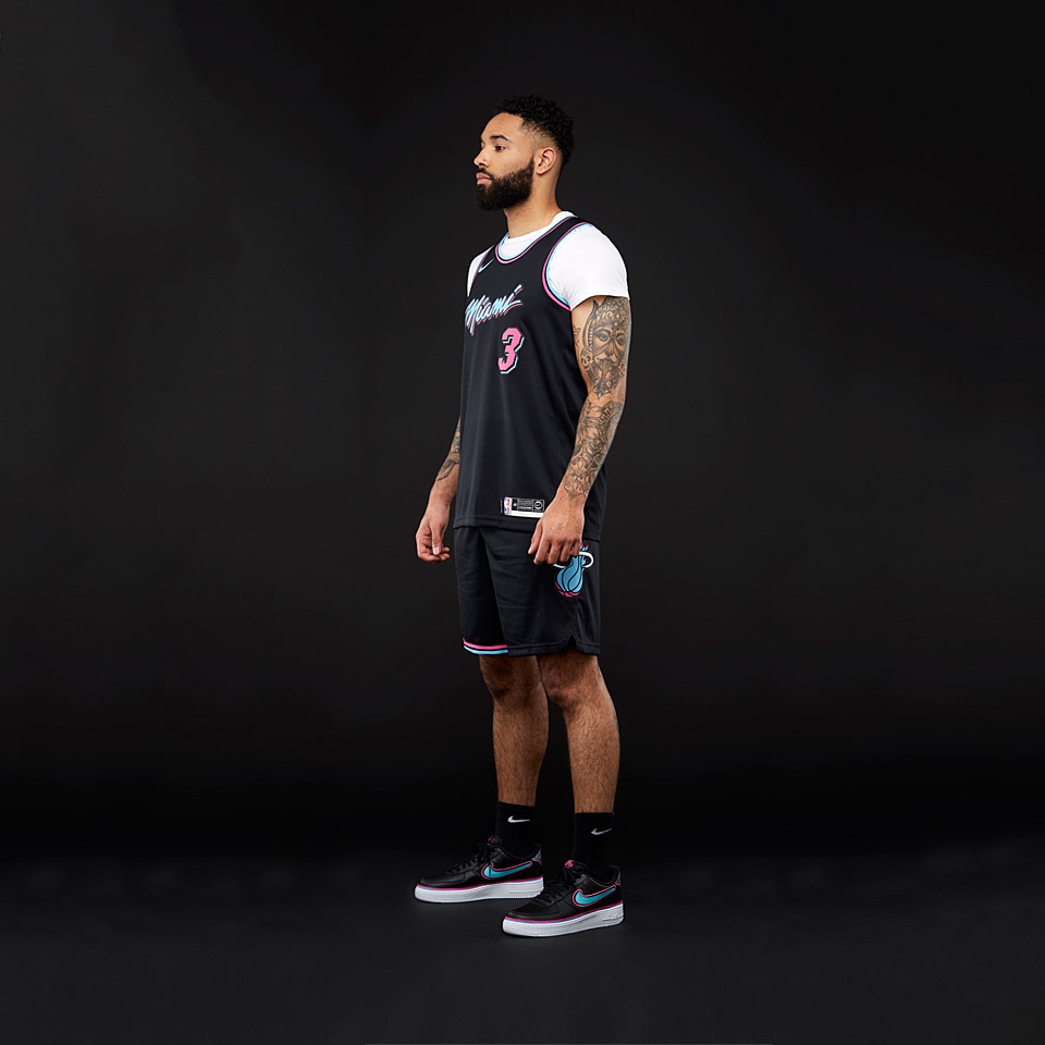 Men's Miami Heat Dwyane Wade Nike Black 2018/19 Authentic Jersey - City  Edition