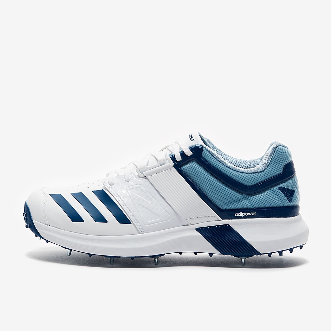 Adidas adipower vector cricket best sale shoes blue