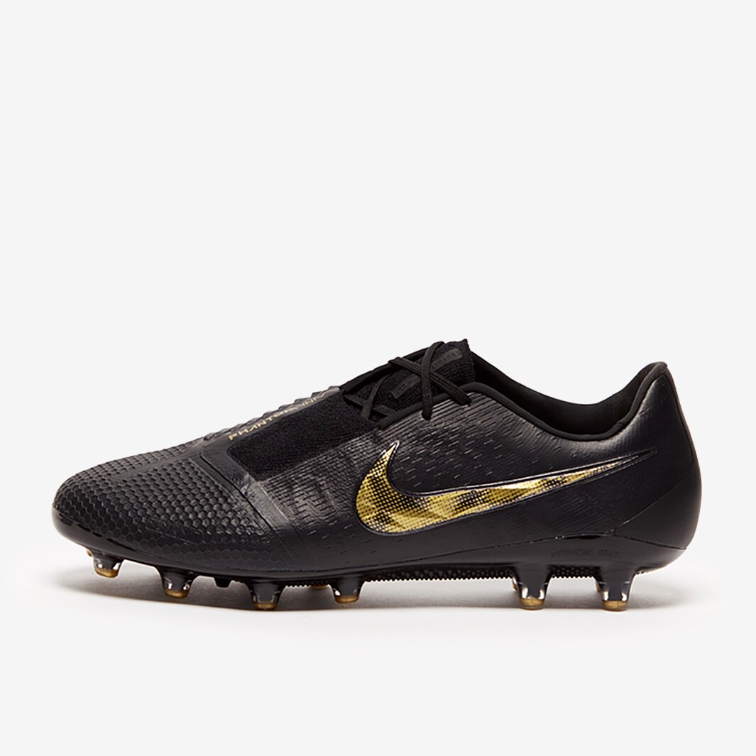 Nike Phantom VNM Elite AG-PRO - Black/Metallic Gold - Artificial