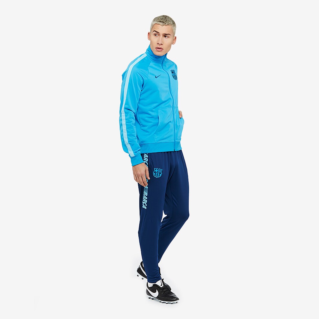 Veste Nike FC Barcelona 2018/19 NSW Primeknit Crew Bleu Équateur - Main Image