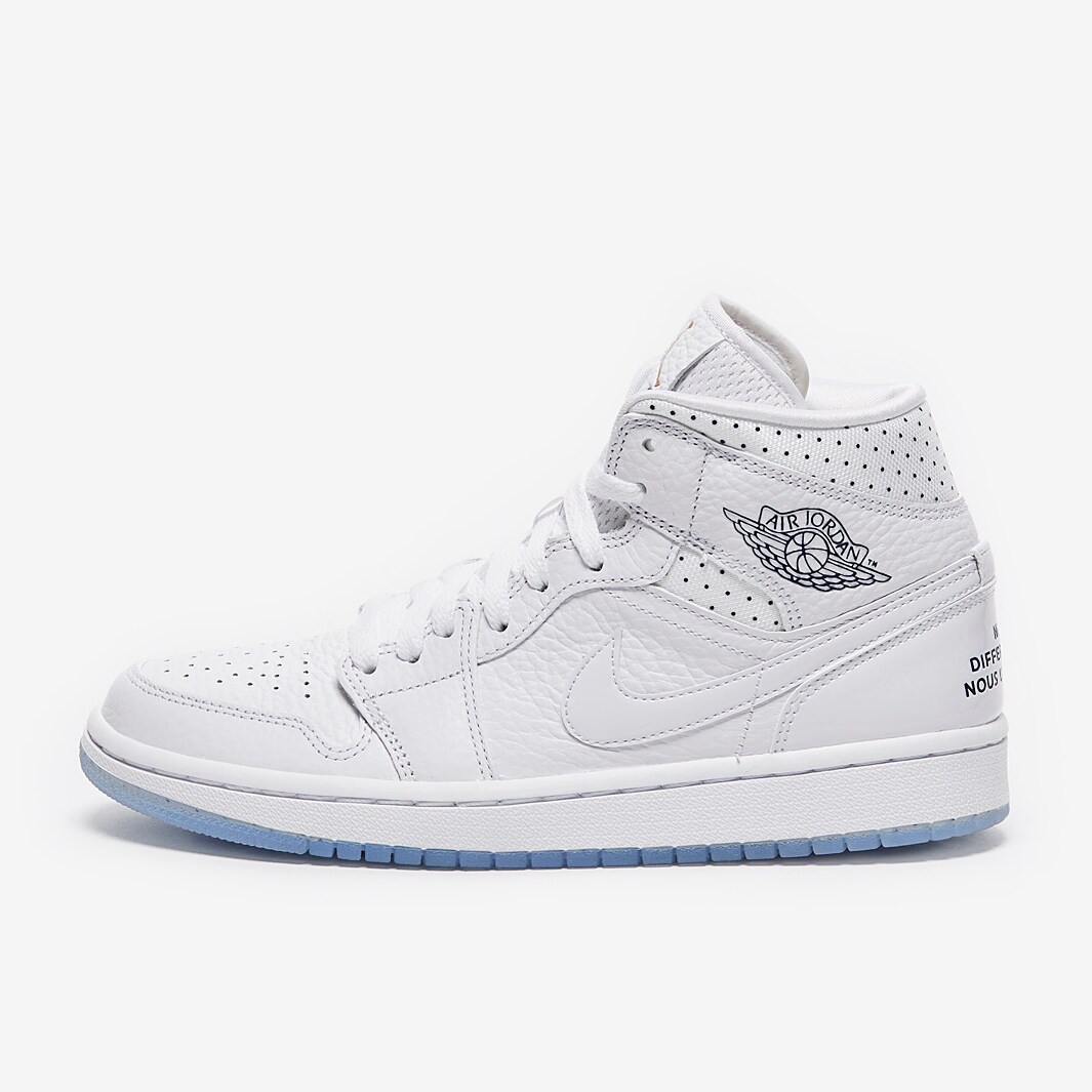 Womens Shoes Womens Air Jordan 1 Mid White Basketball Pro