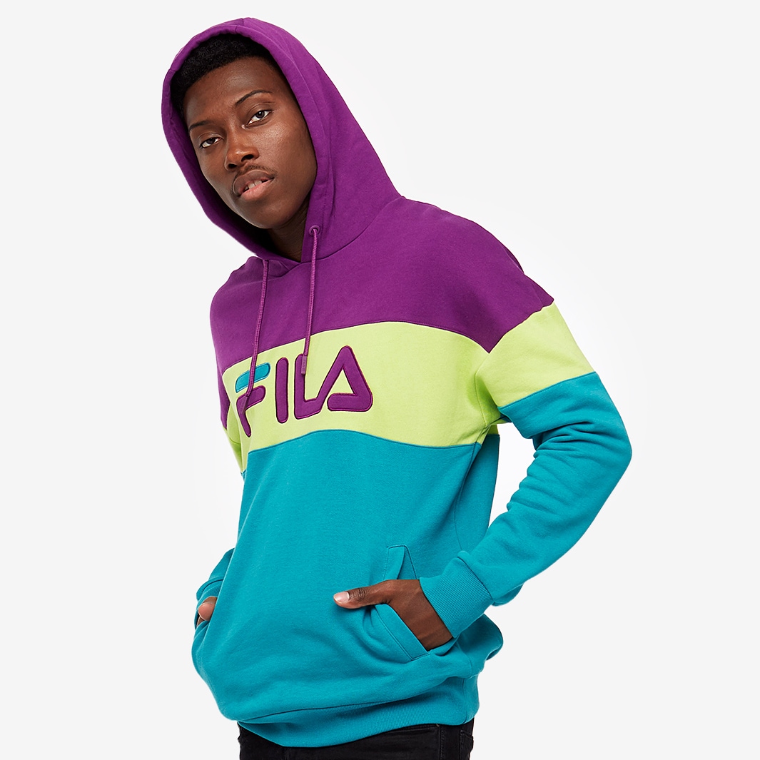 Fila colour discount block hoodie