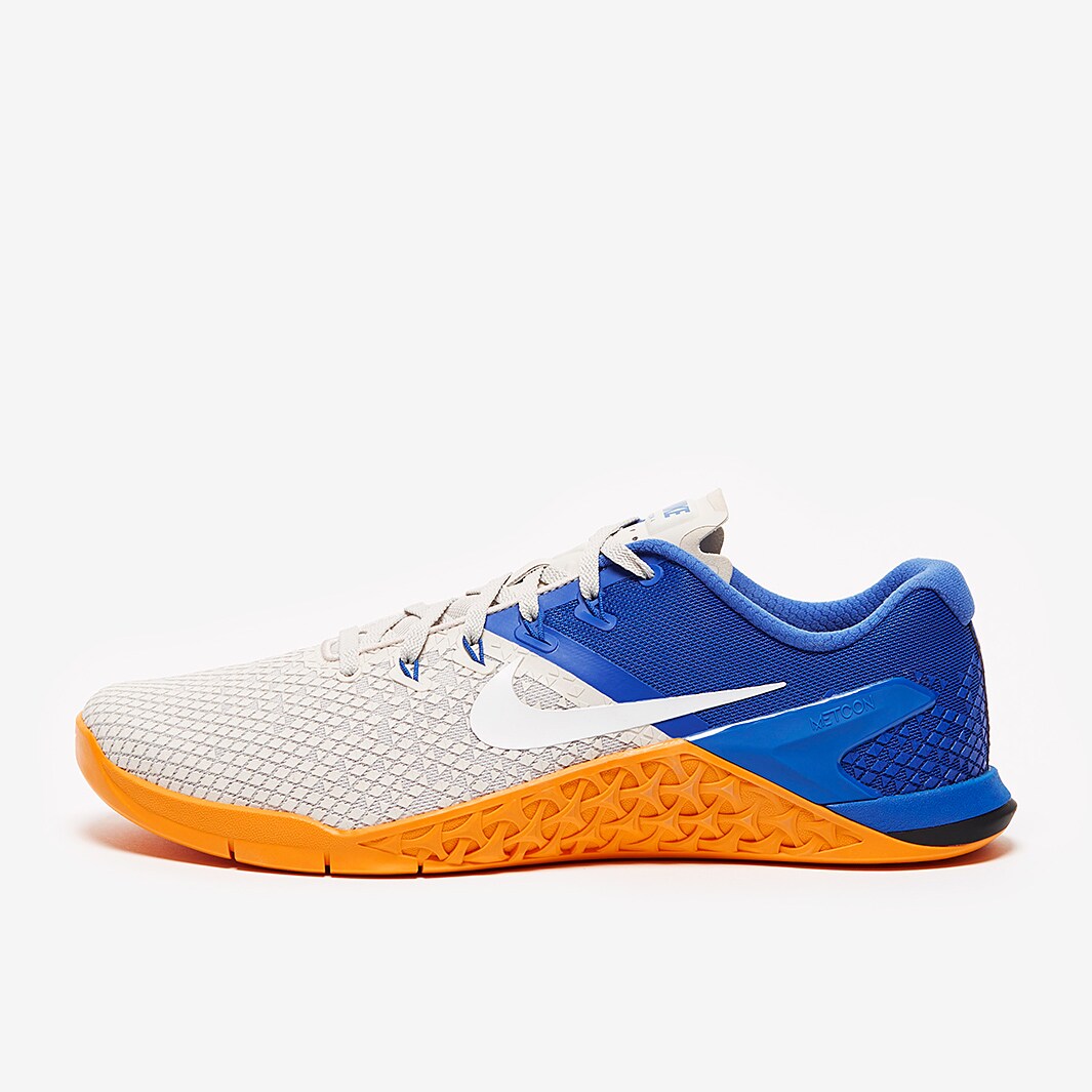 nike metcon 4 blue orange