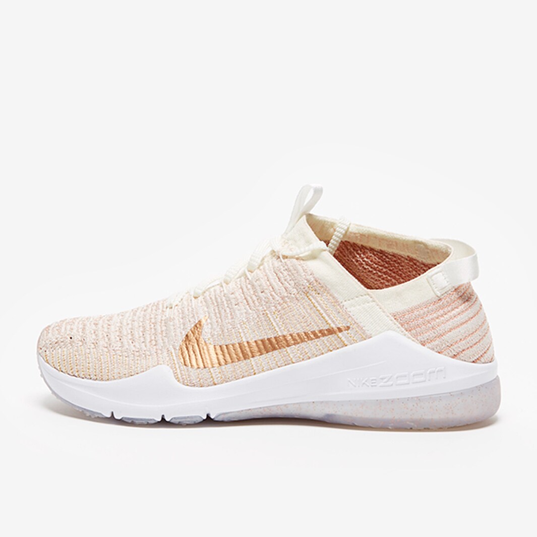 Nike Womens Air Zoom Fearless Flyknit 2 Metallic - Sail/Mtlc Red Bronze-Guava Gold- Womens Shoes -