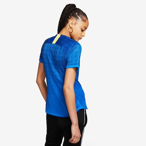 Nike Womens World Cup Brazil 2019 Away Stadium SS Jersey - Soar/Midwest Gold image 2 |