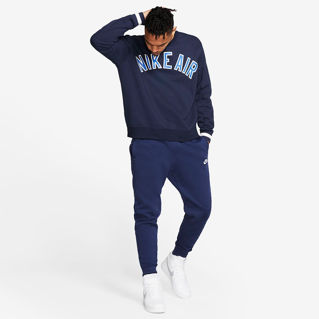 Nike Sportswear Club Fleece Jogger - Midnight Navy/White - Mens Clothing