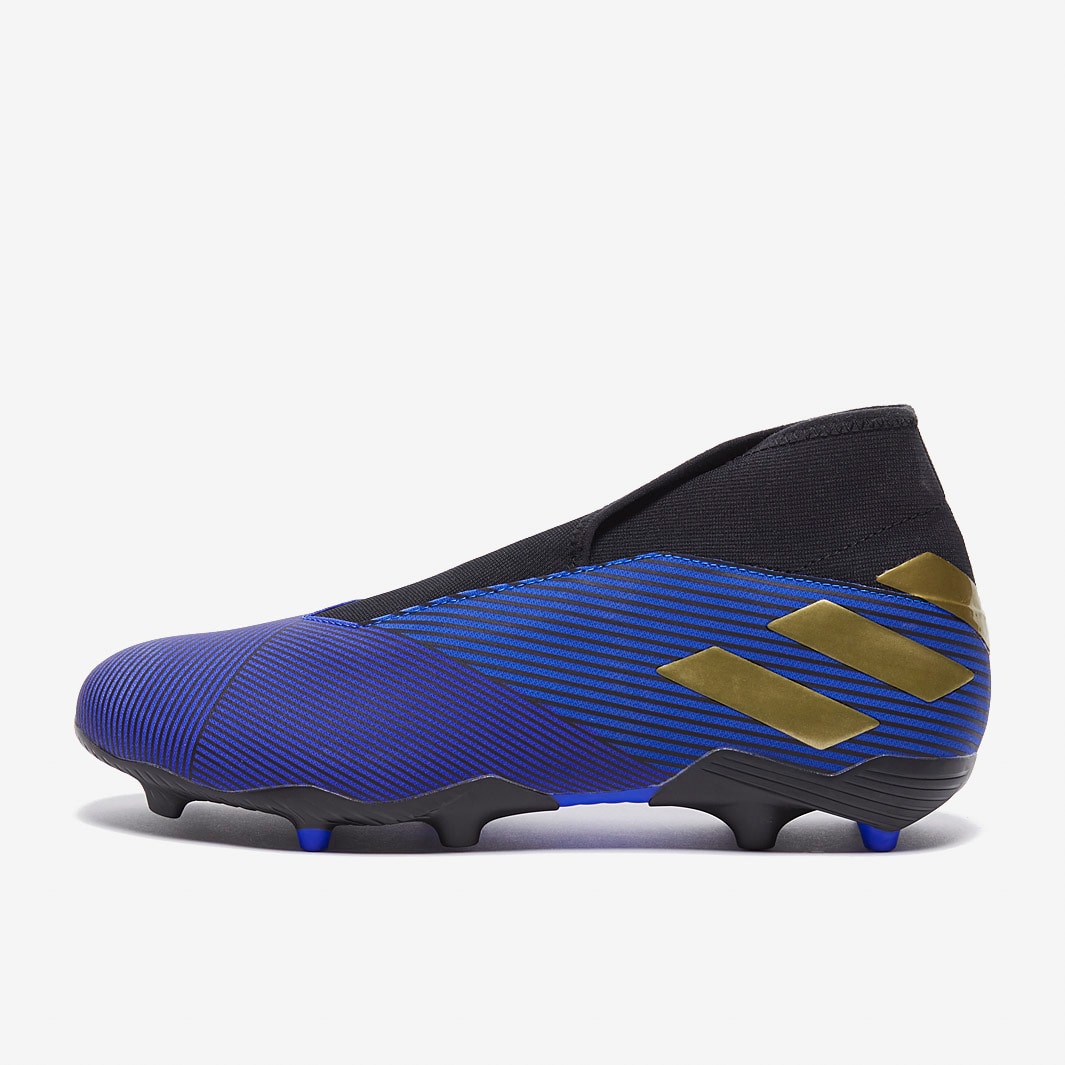 adidas Nemeziz cordones FG - Azul/Oro/Negro - Firmes - Botas de fútbol | Pro:Direct Soccer