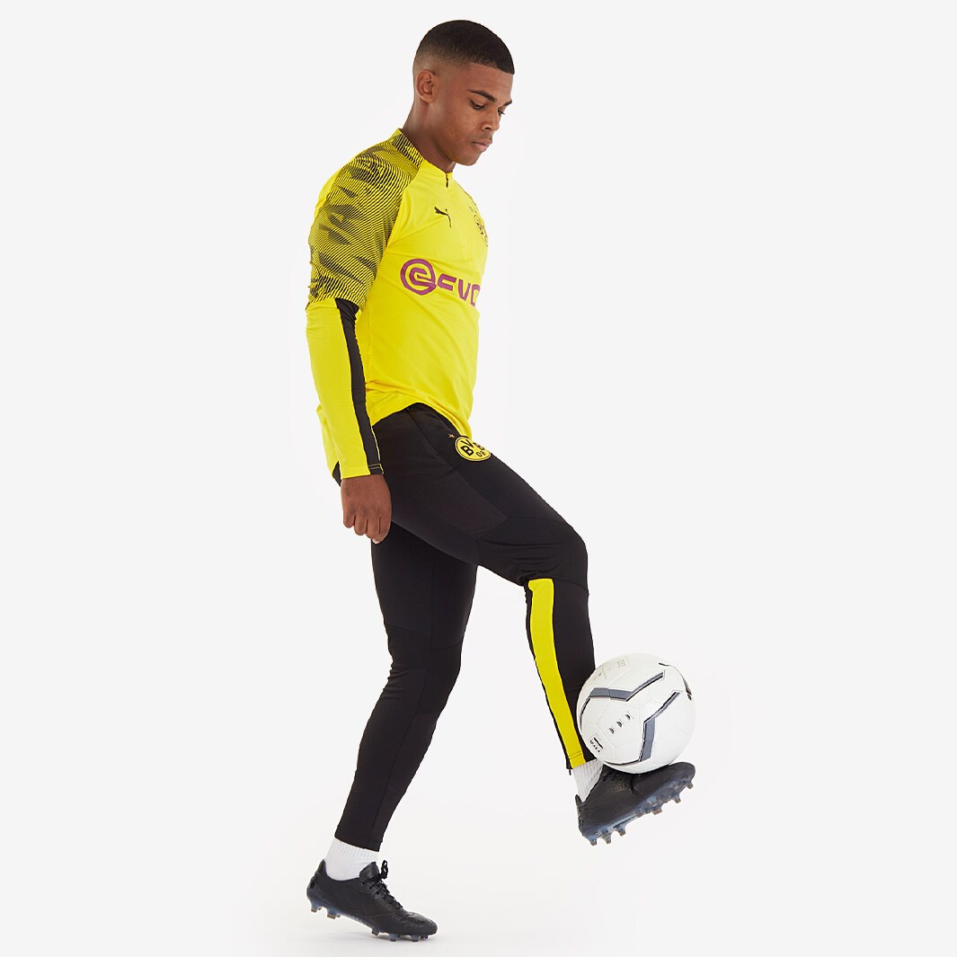 Puma Borussia Dortmund 19/20 1/4 Zip Training Top - Cyber