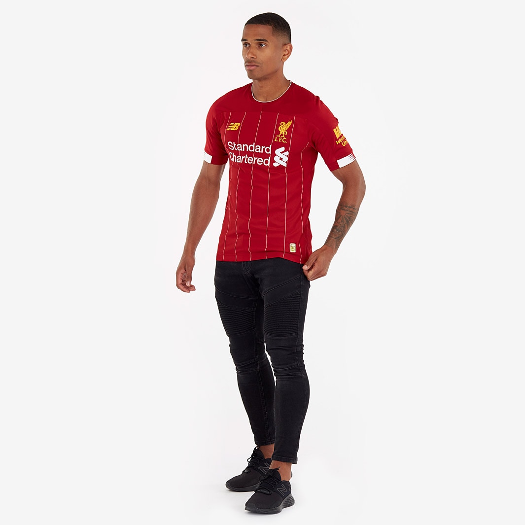 New Balance Womens Liverpool FC 19/20 Home SS Jersey - Red