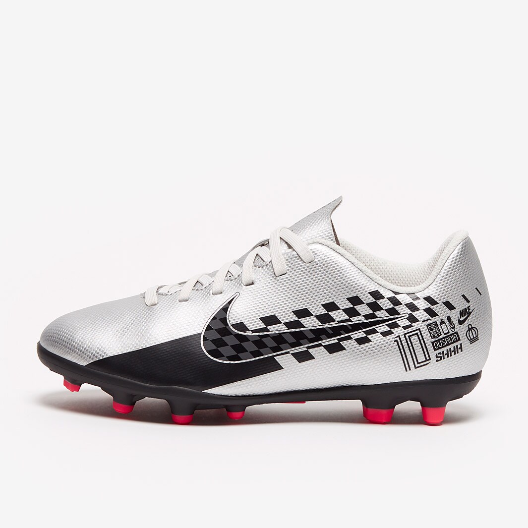 Nike Mercurial Vapor XIII Elite Neymar FG - Chrome/Black/Red Orbit/Platinum  Tint - Firm Ground - Mens Soccer Cleats