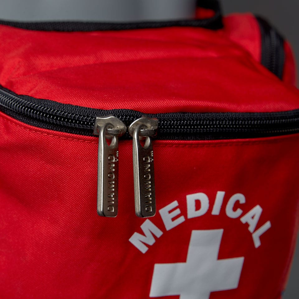 Pro Direct Diamond First Aid Waist Bag Medical Red