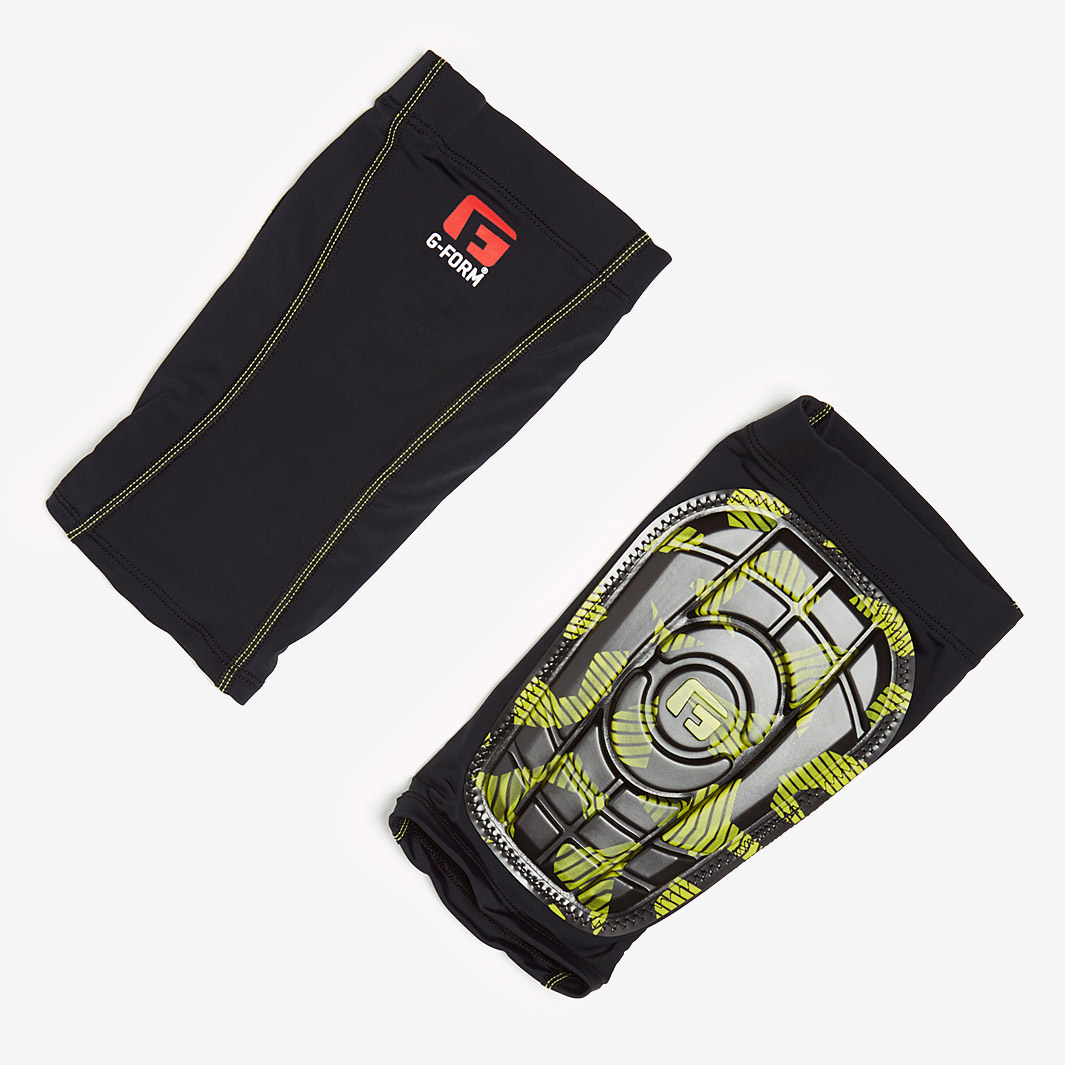 Protège-tibias G-Form Pro-S Compact Neon - Noir/Jaune - Accessoires ...