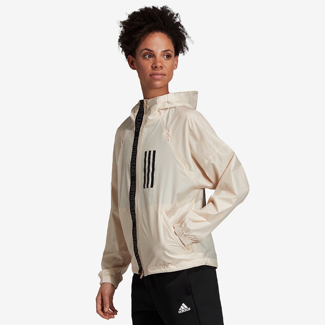 adidas Womens Parley Jacket Linen Womens Clothing