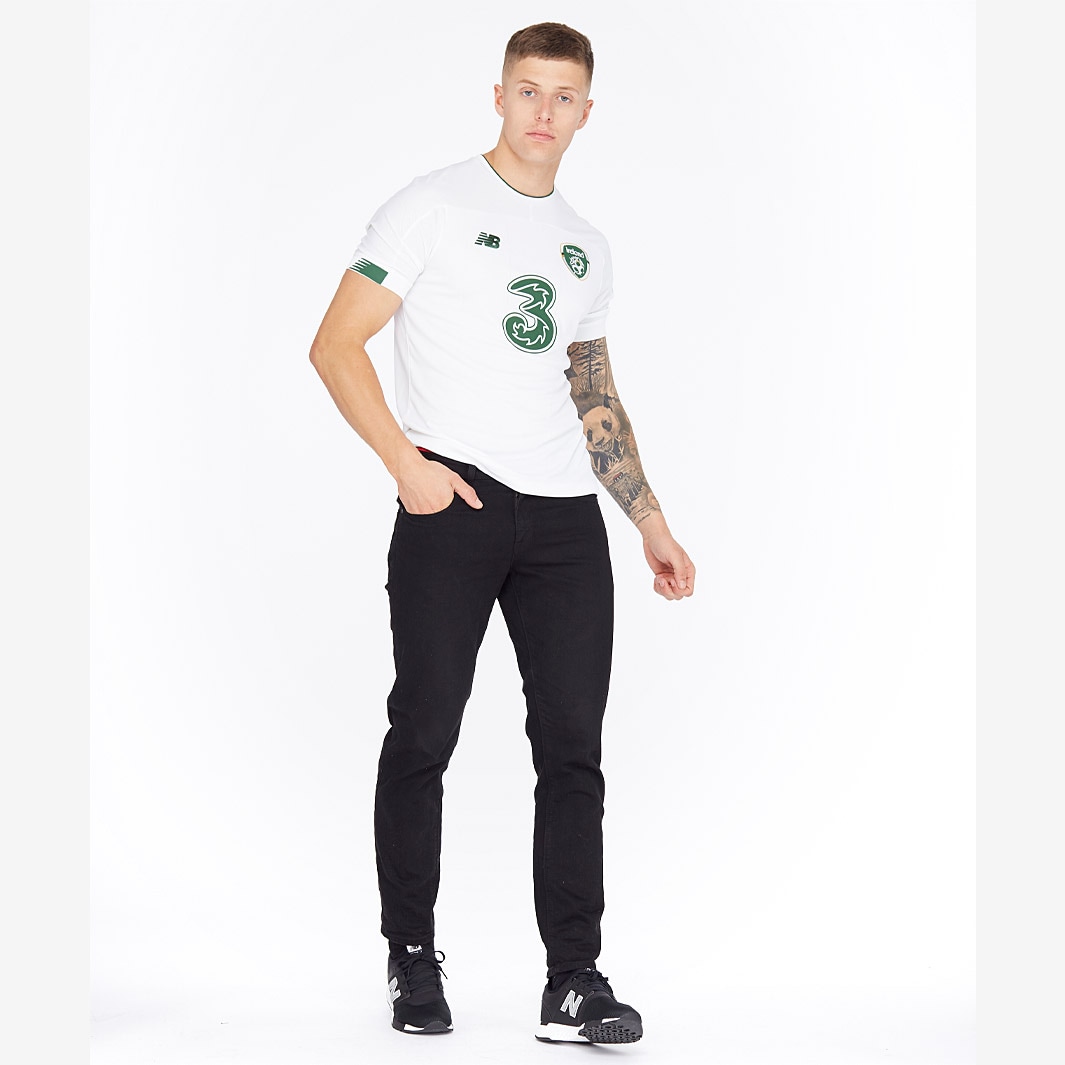 New Balance FA Ireland 1920 Home Juniors SS Shirt, JT930322