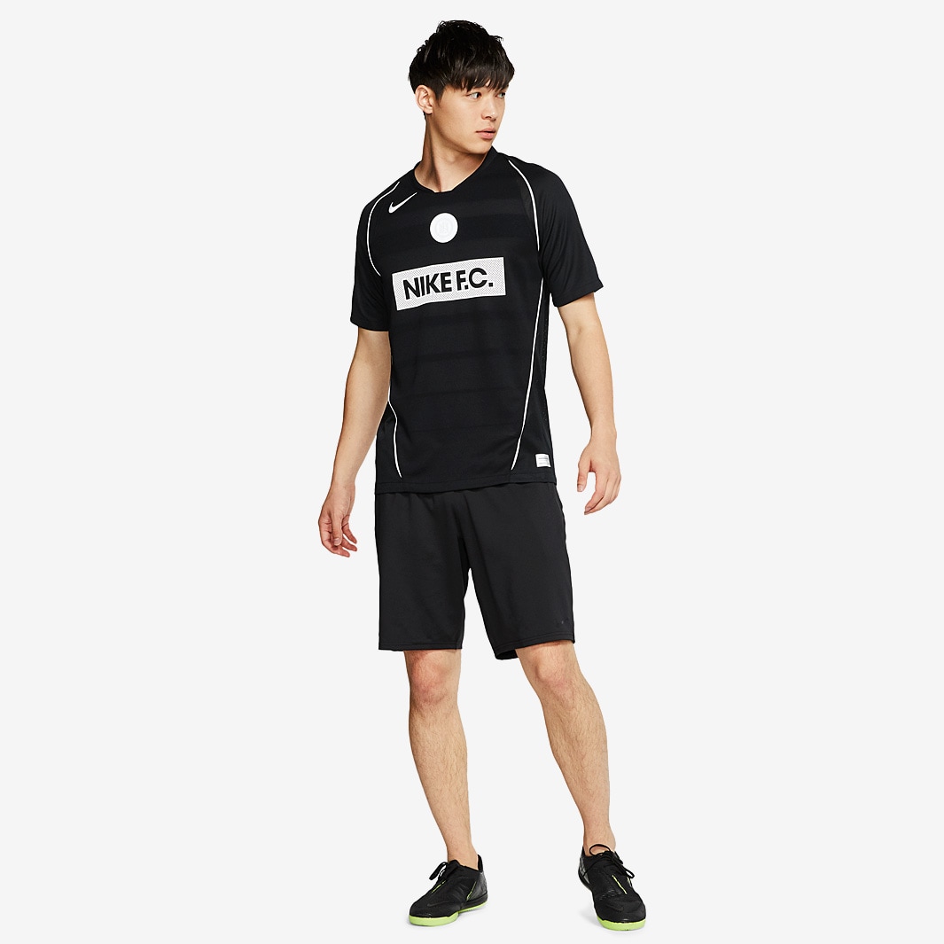 Nike FC Home Shirt SS - Black/Black/White/White - Mens Clothing ...