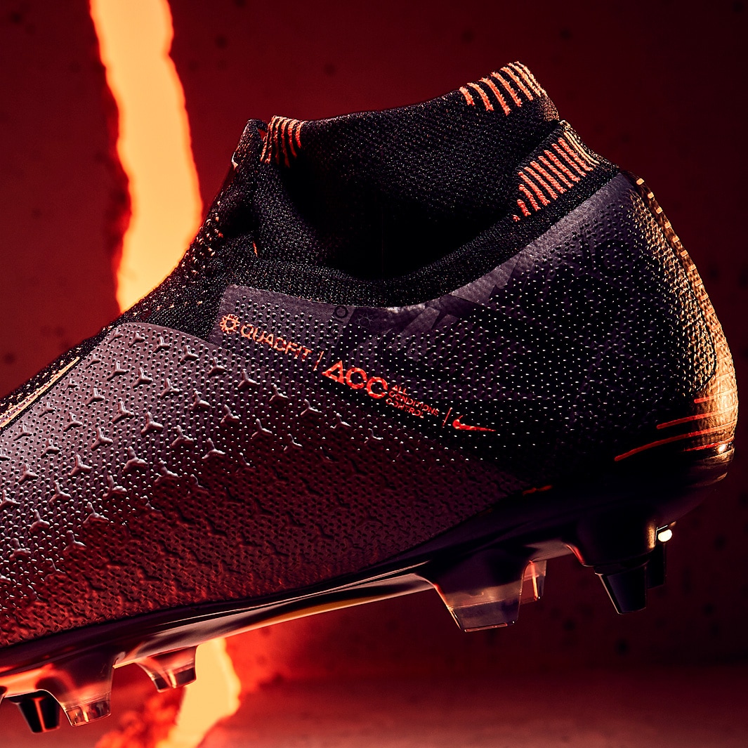 Nike Phantom Vision Elite DF SG-PRO AC - Dark Grey/Bright Mango