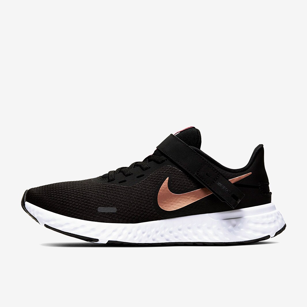 women's nike revolution 5 black metallic copper
