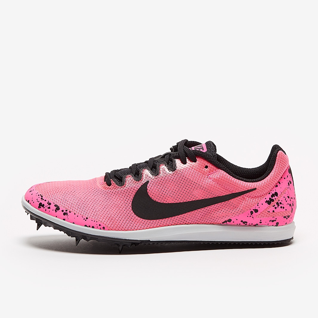 Nike Womens Zoom Rival D 10 Track Spike Pink Blast/Black-Pure